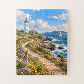 Coastal Lighthouse Jigsaw Puzzle