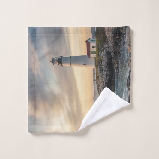 Coastal Lighthouse Sunset 3-Piece Bath Towel Set (Gant de toilette)