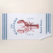 Coastal Lobster Beach House Strandlaken (Voorkant)