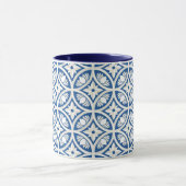 Coastal Lotus Tegel Pattern - De Witte Lotus Mok (Midden)