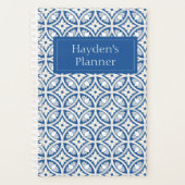 Coastal Lotus Tegel Pattern - De Witte Lotus Planner (Voorkant)