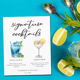 Coastal Mariage Signature Cocktails Menu