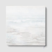 Coastal Minimalist Wedding Gastenboek (Achterkant)