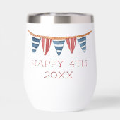 Coastal Nautical Beach Flags Personalized (Achterkant)