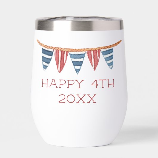 Coastal Nautical Beach Flags Personalized (Arrière)