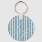 Coastal Nautical Pattern | Blue Sea Shell & Seahor Sleutelhanger (Voorkant)