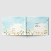 Coastal Ocean Shells Destination Beach Wedding Gastenboek (Volledig)