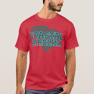 Coastal Olina South Olina Grijze Omtrek T-shirt