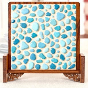 Coastal Pebble Mosaic Tegel Tegeltje