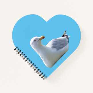 Coastal Seagull Nature Seaside Bird Art  Notitieboek