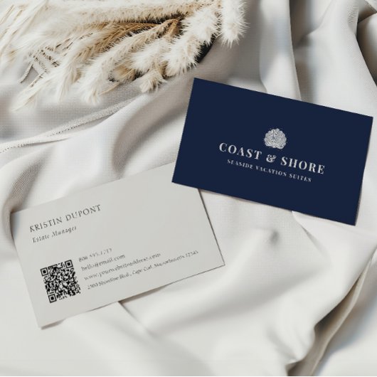 Coastal Seashell Brand Logo Visitekaartje