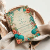 Coastal Seashell Wedding Save The Date