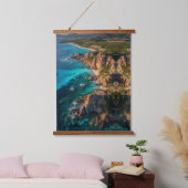 Coastal Serenity from Above Hangend Wandkleed (Slaapkamer)