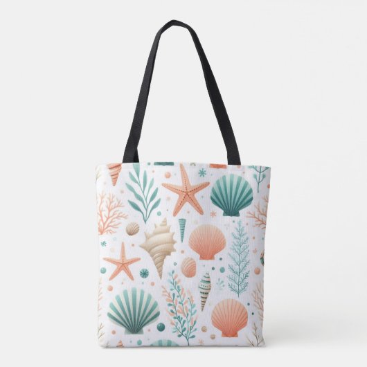 Coastal Shell Art Draagtas (Achterkant)