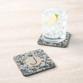 Coastal Shells Initial Accent Bier Onderzetter (Rechterzijde)