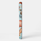 Coastal Shells & Starfish Patroon iPhone Hoesje (Linkerkant)
