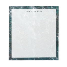 Coastal Teal Ocean Shore Personalized Notepad Notitieblok