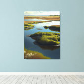 Coastal Tranquility Canvas Afdruk (Insitu (Houten vloer))