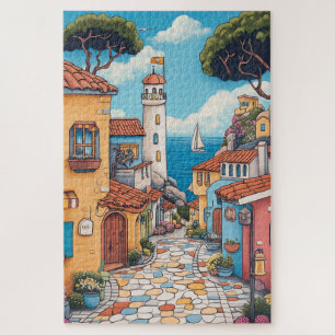 Coastal Village Charm Carmel Californië Legpuzzel