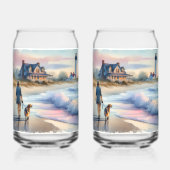 Coastal Walk to Lighthouse at Sunset (Verso)