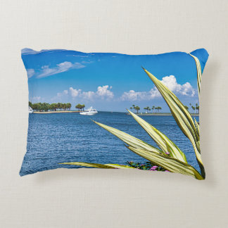 Coastal Waterfront Wall Art Tropical Ocean View Accent Kussen