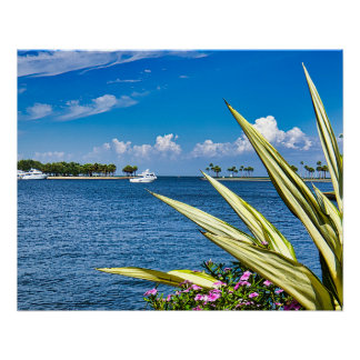 Coastal Waterfront Wall Art Tropical Ocean View Perfect Poster