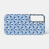 Coastal Waves Pattern - De Witte Lotus Samsung Galaxy Hoesje (Achterkant horizontaal)
