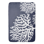 Coastal White Coral Branches Badmat (Voorkant Verticaal)