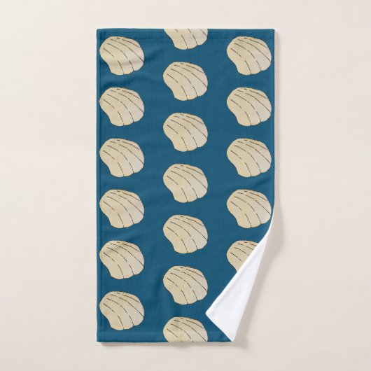 Coastal Zee Shell Pattern Bad Handdoek (Handdoek)
