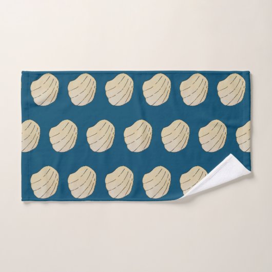 Coastal Zee Shell Pattern Bad Handdoek (Handdoek)
