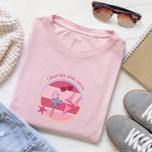 CoastalVibes quote Ik hou niet van roze sorry T-shirt