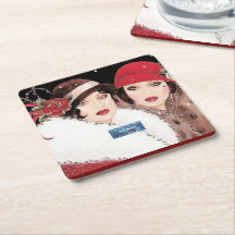 Coaster 1 Burg(Winter Rood 2) RFPMDesigns