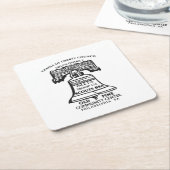 Coaster (Plastic) Vierkante Kartonnen Onderzetter (Schuin)