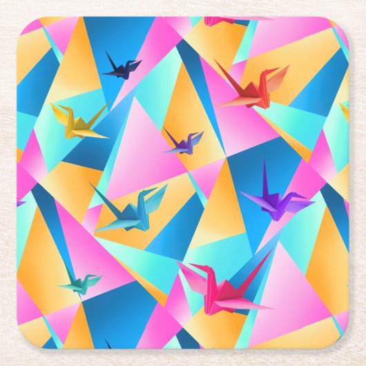 Coaster Vierkante Kartonnen Onderzetter (Voorkant)