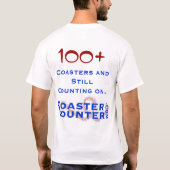 CoasterCounter 100+ Club T-shirt (Achterkant)