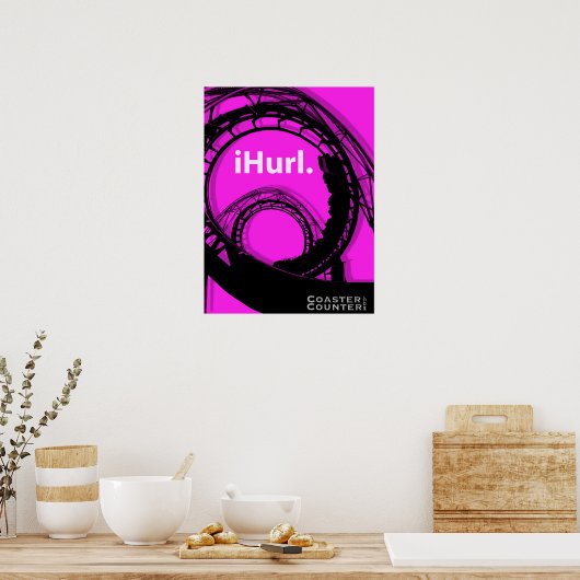 CoasterCounter.com Poster (Keuken)