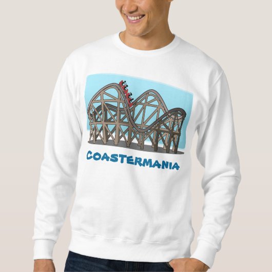 "Coastermania" - Mannen sweatshirt - medium (Voorkant)