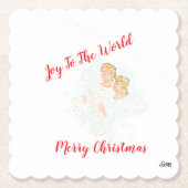 Coasters Merry Christmas . Kartonnen Onderzetters (Voorkant)