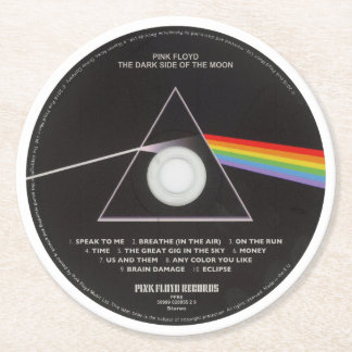Coasters - Pink Floyd Dark Side Ronde Kartonnen Onderzetter