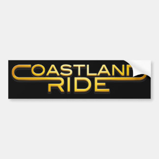 Coastland Ride - Name logo Bumpersticker