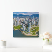 Coastline | Vancouver, British Columbia, Canada Vierkante Klok (Huis)