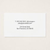 Coat Hangers Visitekaartje (Achterkant)