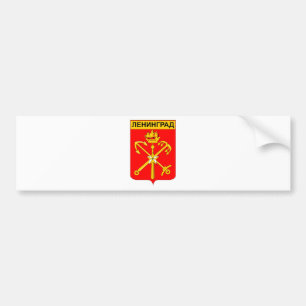 Coat_of_arms_Leningrad Bumpersticker