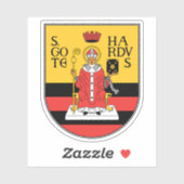 Coat of arms of Gotha, Germany Sticker (Vel)