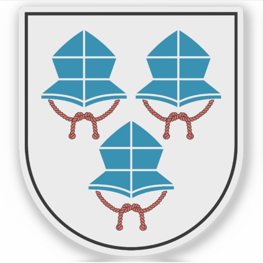Coat of arms of Landshut, Germany Sticker (Voorkant)