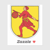 Coat of arms of Wilhelmshaven, Germany Sticker (Vel)