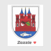 Coat of arms of Wittenberg, Germany Sticker (Vel)