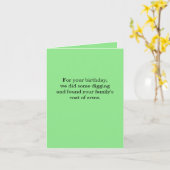 Coat of Arms Verjaardag Kaart van ons (Gele Bloem)