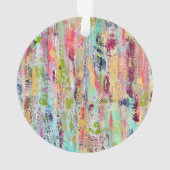 Coat van Vele Kleuren Acryl Ornament (achterkant)