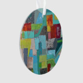 Coat van Vele Kleuren Acryl Ornament (voorkant)